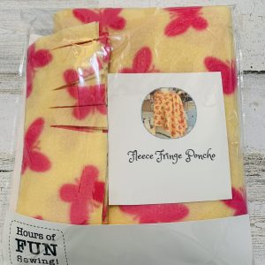 #4. Fleece Fringe Poncho